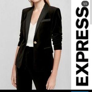 NEW Express Velvet Blazer (Org. $138)